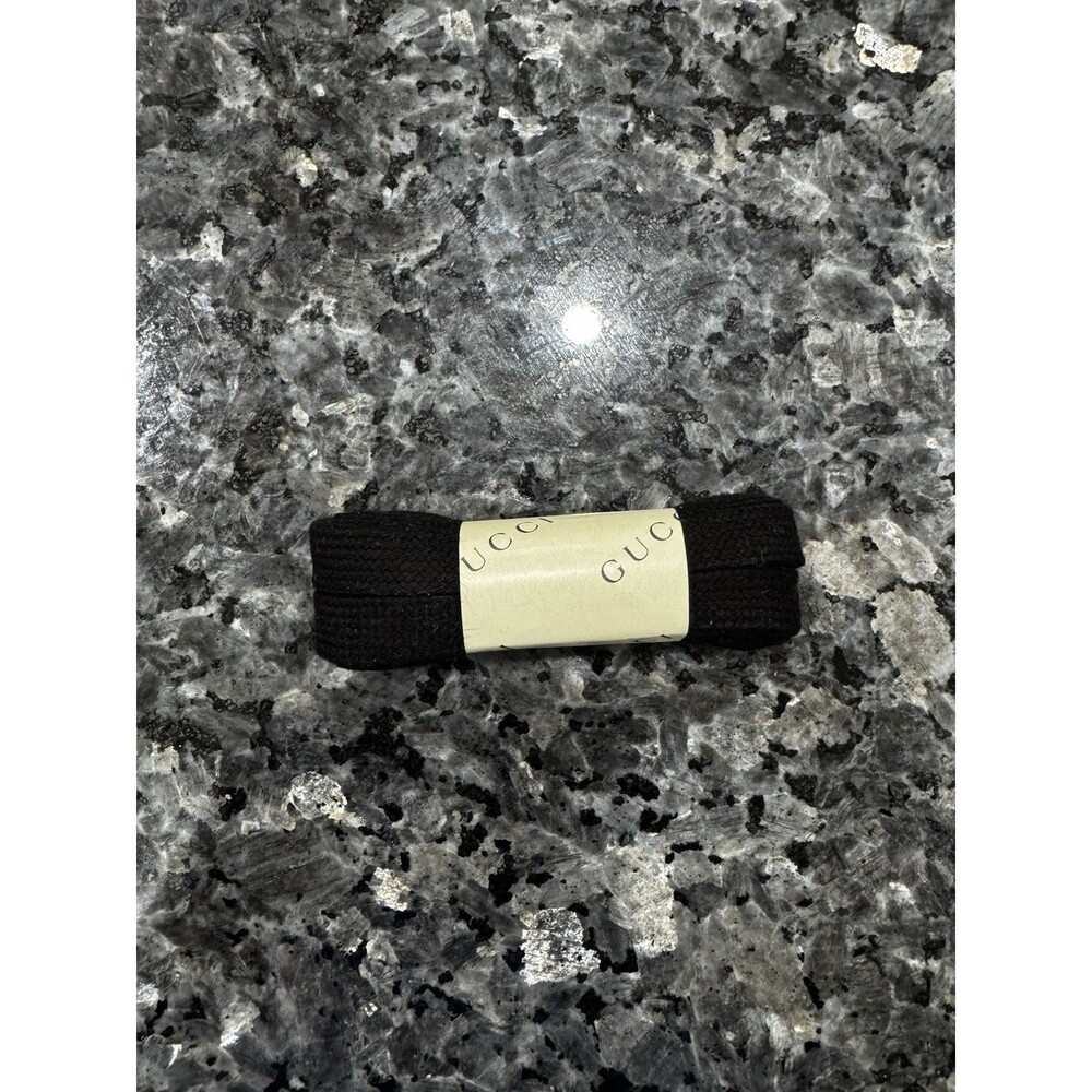 Gucci Branded Black Men's Shoe Laces